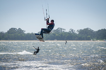 Image showing Participants in the Portuguese National Kitesurf Championship 20