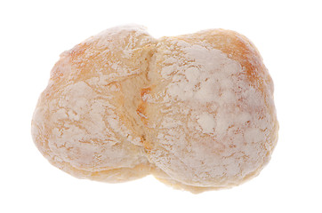 Image showing White wheat round bread 