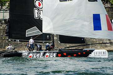 Image showing ZouLou compete in the Extreme Sailing Series