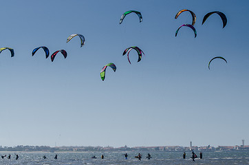 Image showing Participants in the Portuguese National Kitesurf Championship 20