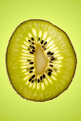 Image showing Kiwi slice