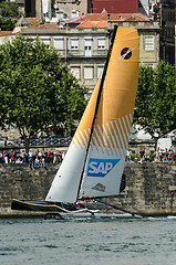 Image showing SAP Extreme Sailing Team compete in the Extreme Sailing Series