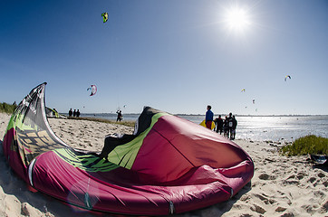 Image showing Participants in the Portuguese National Kitesurf Championship 20