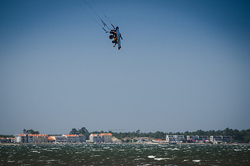 Image showing Participant in the Portuguese National Kitesurf Championship 201