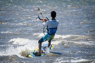 Image showing Paulo Azevedo in the Portuguese National Kitesurf Championship 2