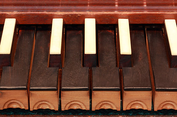 Image showing Organ Keys