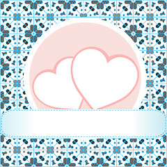 Image showing love concept, heart, grungy style, vector