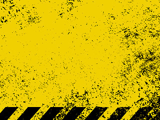 Image showing Diagonal hazard stripes texture. EPS 8