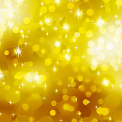 Image showing Glittery gold Christmas background. EPS 8