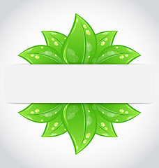 Image showing Bio concept design eco friendly banner