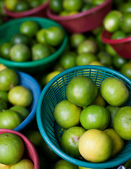 Image showing Green lemons