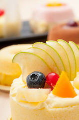 Image showing fresh berry fruit cake