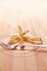 Image showing puff pastry sticks