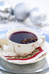 Image showing Mulled wine for Christmas