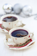 Image showing Mulled wine for Christmas