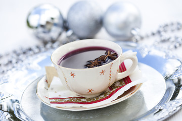 Image showing Mulled wine for Christmas