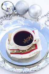 Image showing Mulled wine for Christmas