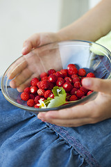 Image showing Wild strawberries