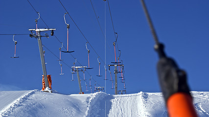 Image showing Ski lift