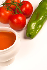 Image showing Cold gazpacho