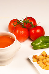 Image showing Healthy gazpacho