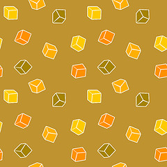 Image showing Abstract design background - cubes