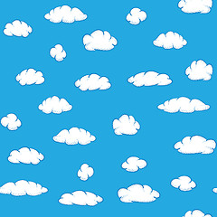 Image showing Clouds on sky - seamless texture