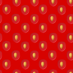 Image showing Strawberrie wrapping paper texture