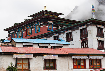 Image showing Tengboche buddhist monastery in Himalaya