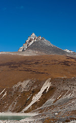 Image showing Mountain summits and rocks in Himalayas