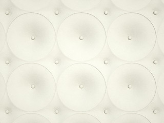 Image showing Grey leather background with round shapes and knobs
