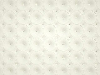 Image showing Leather pattern with round shapes and knobs