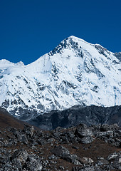 Image showing Cho oyu peak: one of the highest summits in Himalayas