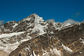 Image showing Gokyo Ri summit: view on mountains from the top