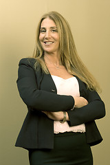 Image showing pretty business woman