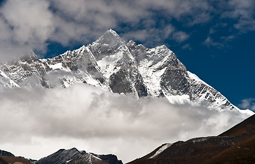 Image showing Lhotse and Lhotse shar summits