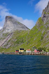 Image showing Fjord on Lofoten