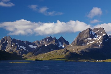 Image showing Peaks on Lofoten