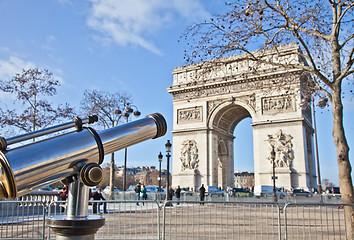 Image showing Paris - Arc de Triomphe