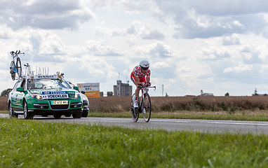Image showing The Cyclist Thomas Voeckler 