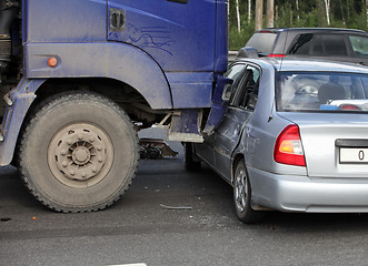 Image showing truck and car 