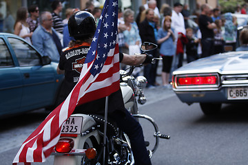 Image showing US parade