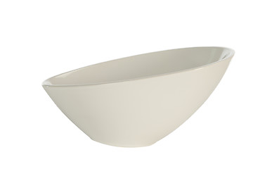 Image showing white modern bowl isolated