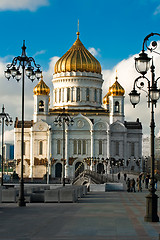 Image showing Cathedral of Christ the Saviour in Moscow