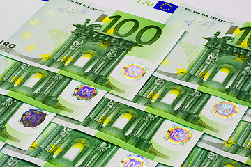 Image showing Euro banknotes