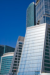 Image showing shining skyscrapers