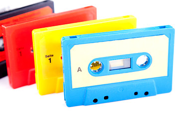 Image showing Retro audio cassettes