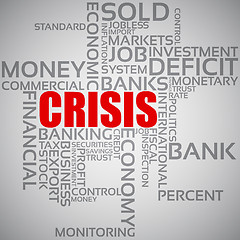 Image showing  Financial Crisis Concept 