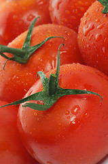 Image showing Tomatoes background 