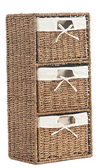 Image showing laundry basket made of rattan